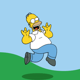 jumping Homer